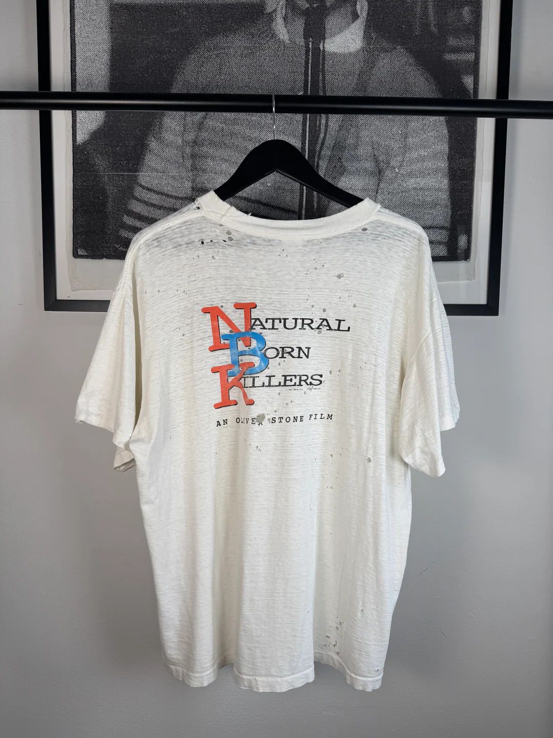 Vintage 🚭ICONIC🚭 VINTAGE 1994 "NATURAL BORN KILLERS" GRAPHIC SHIRT Size US XL / EU 56 / 4 - 4 Thumbnail