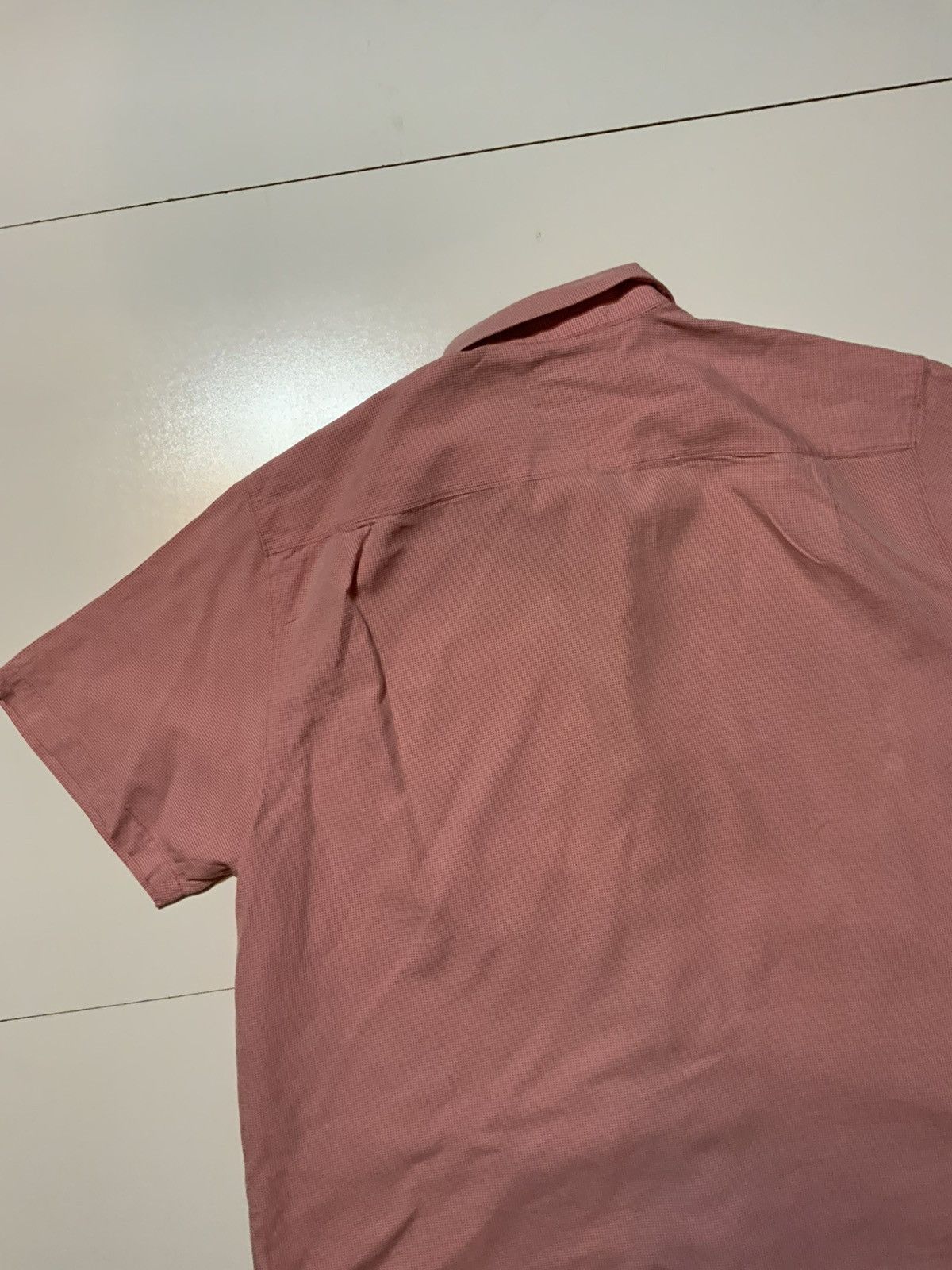 Tommy Bahama Tommy Bahama Island Modern Fit Pink Silk Cotton Travel Shirt Size US XL / EU 56 / 4 - 4 Thumbnail