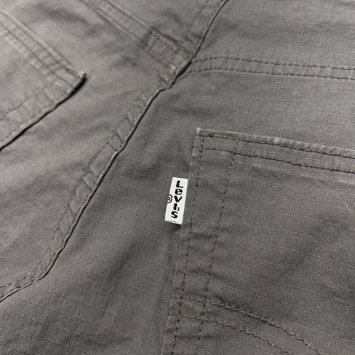 Levi's Levis Cargo Pants Grey Ripstop Straight Tactical Y2K Size US 29 - 15 Thumbnail