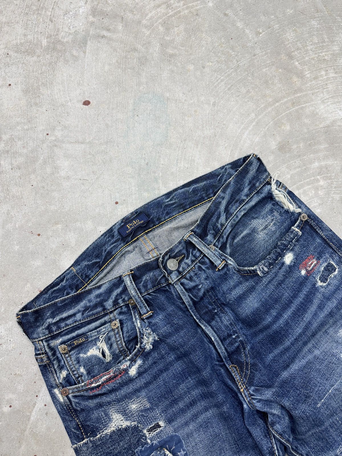 Polo Ralph Lauren Polo Ralph Lauren USA Distressed Denim Size US 30 / EU 46 - 3 Thumbnail