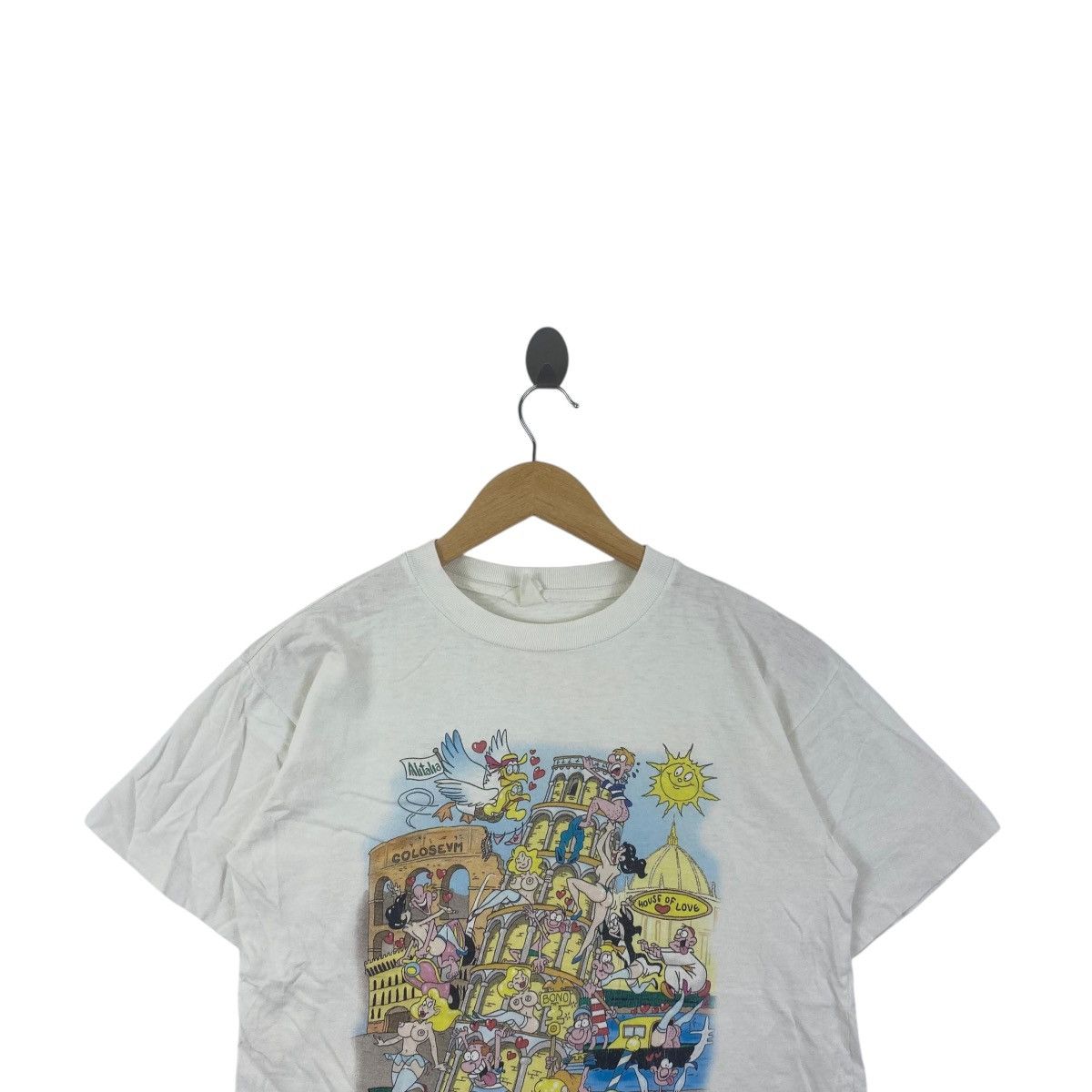Vintage Vintage ITALIANS DO IT BETTER Big Johnson Comic Tee Shirt Size US S / EU 44-46 / 1 - 2 Thumbnail