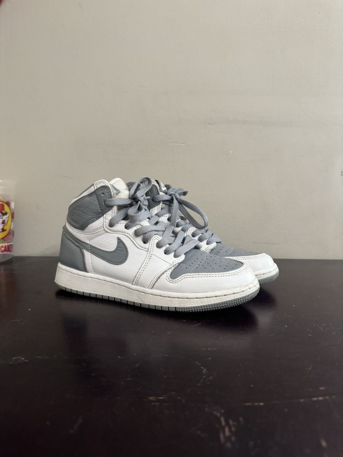 Jordan Brand × Vintage Jordan 1 Stealth 4.5y/6w Size US 4.5 / IT 34.5 - 1 Thumbnail