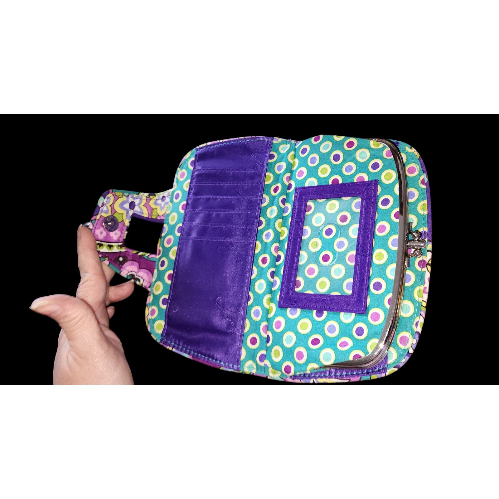 Vera Bradley RARE VERA BRADLEY Vera XL Tote Bag HEATHER Travel #10096-144 Size ONE SIZE - 6 Thumbnail
