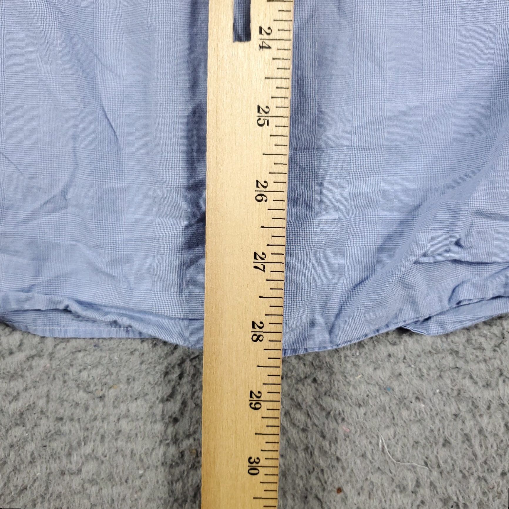 Ralph Lauren Ralph Lauren Dress Shirt Mens Size 15 Blue Long Sleeve Button Up Regular Fit Size 40R - 7 Thumbnail