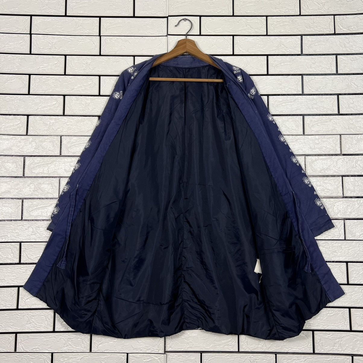 Japanese Brand Vintage SUNTORY COFFEE BOSS Kimono Hanten Jacket #4146-C189 Size US L / EU 52-54 / 3 - 10 Thumbnail