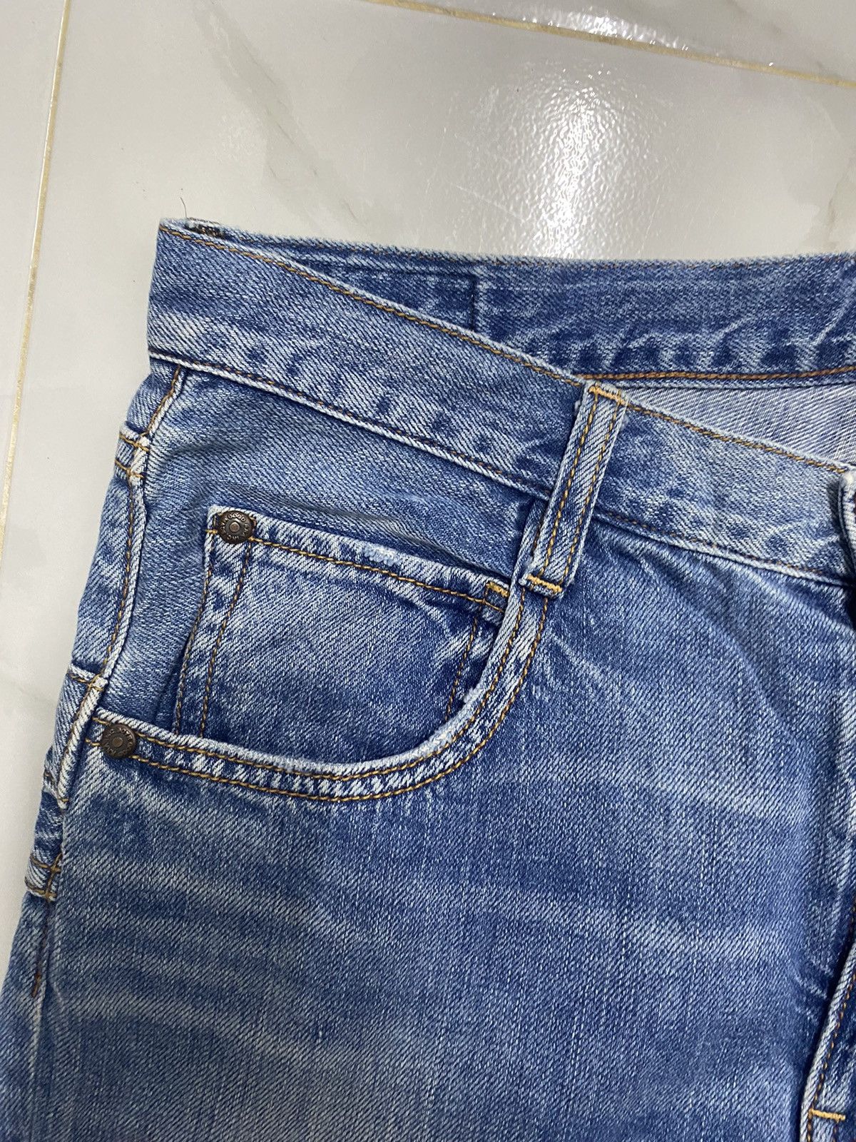 Hysteric Glamour RNA Double Waist Slim Straight Denim Size US 30 / EU 46 - 6 Thumbnail