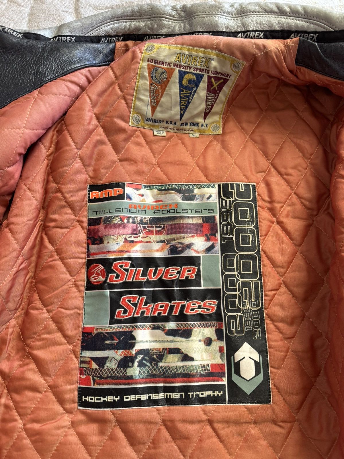 Avirex Avirex leather varsity jacket Size US XL / EU 56 / 4 - 8 Thumbnail