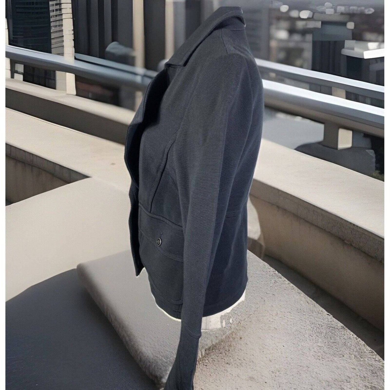 Anthropologie Anthropologie Black Sylvia Soft Blazer Jacket Size Small Size S / US 4 / IT 40 - 3 Thumbnail