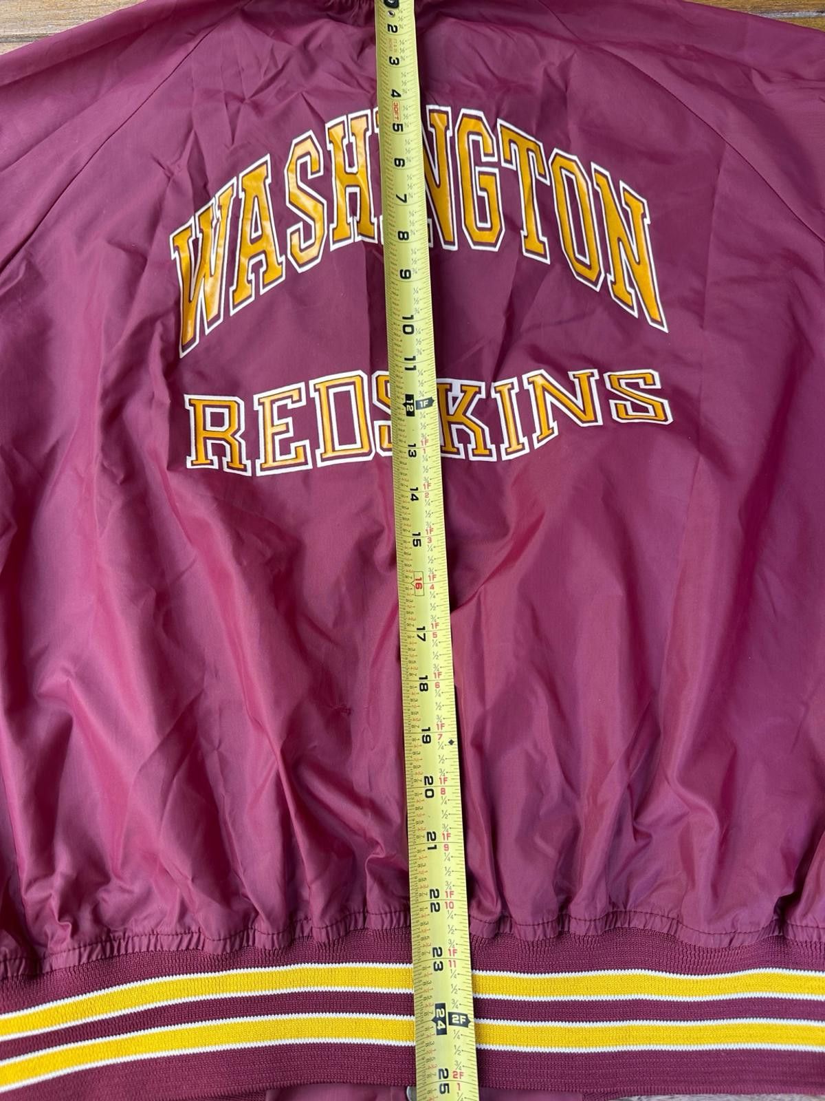Chalk Line Vintage 80s/90s Washington Redskins VarsityStyle Windbreaker Size US XL / EU 56 / 4 - 5 Thumbnail