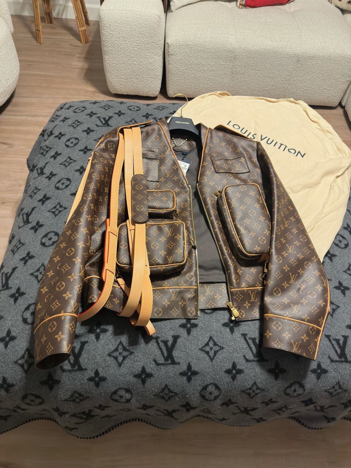 Louis Vuitton Louis Vuitton Admiral Monogram Jacket Virgil Abloh