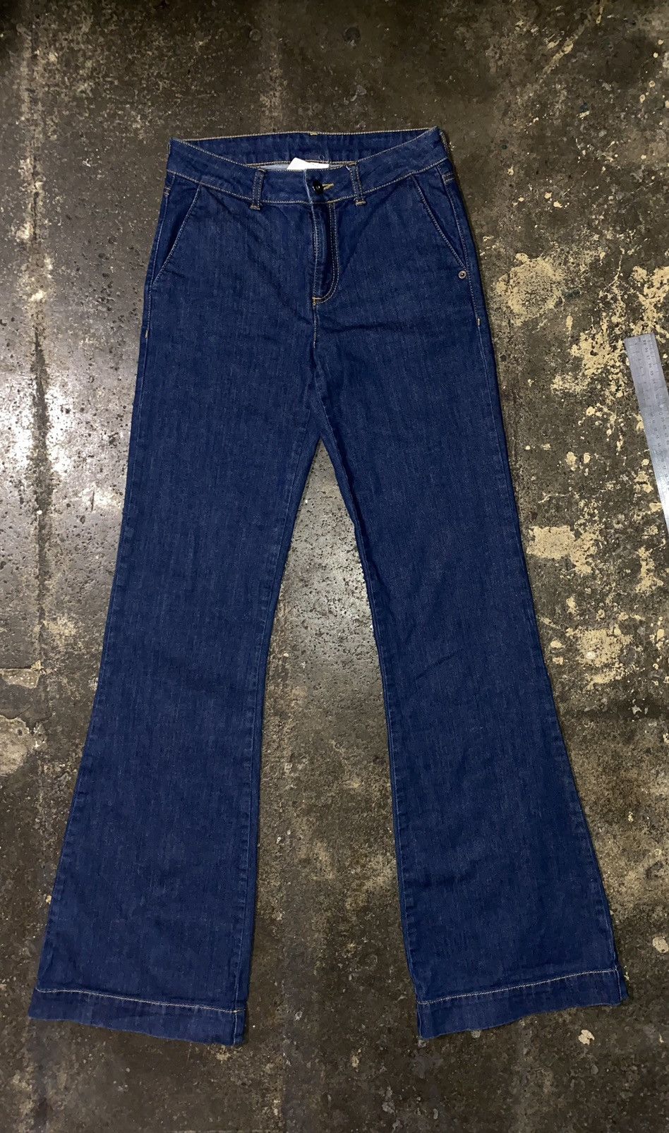 Hysteric Glamour × Valentino Wild leg Bootcut Luxury Flared VALENTINO DENIM PANTS Jeans Size 27" / US 4 / IT 40 - 1 Thumbnail