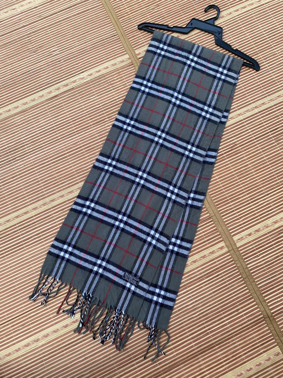 Burberry Vintage Burberrys Nova Check Muffler Scarf Size ONE SIZE - 5 Thumbnail