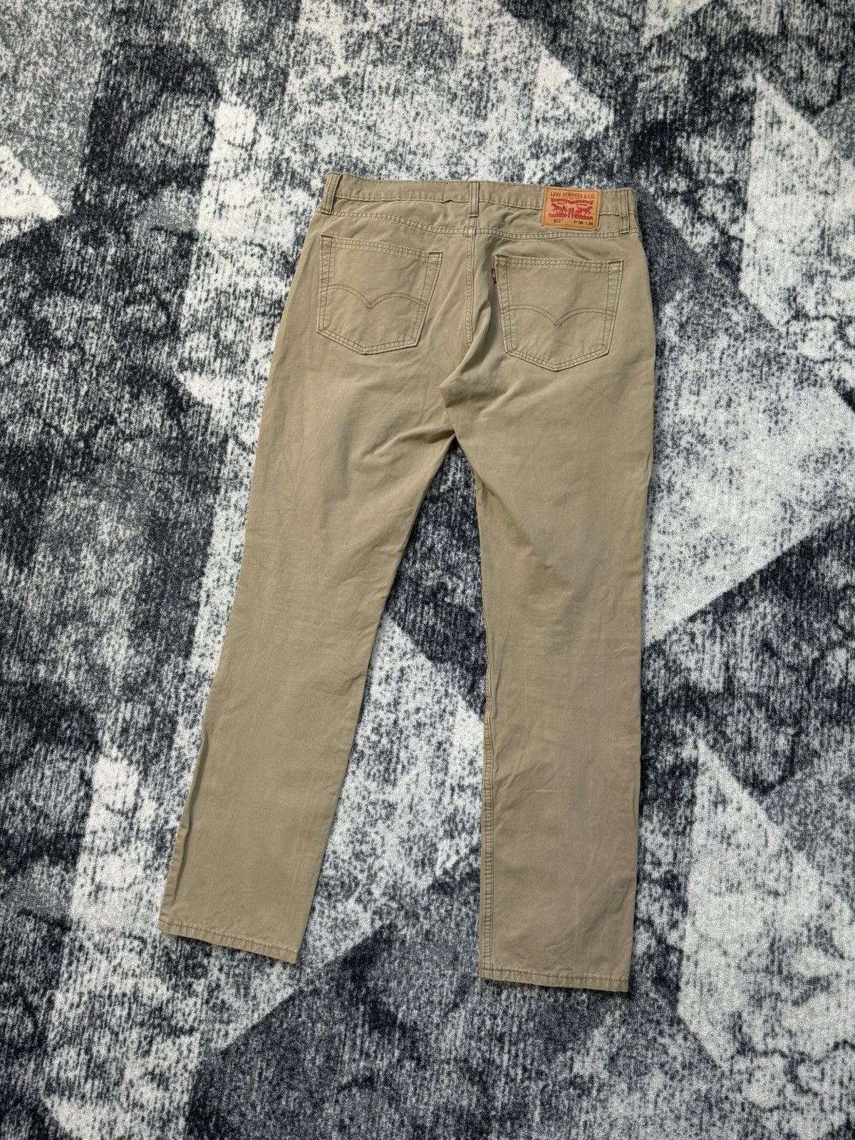 Other Vintage Levis 511 Jeans Beige Pants Baggy Y2K STYLE 90s Size US 36 / EU 52 - 1 Thumbnail