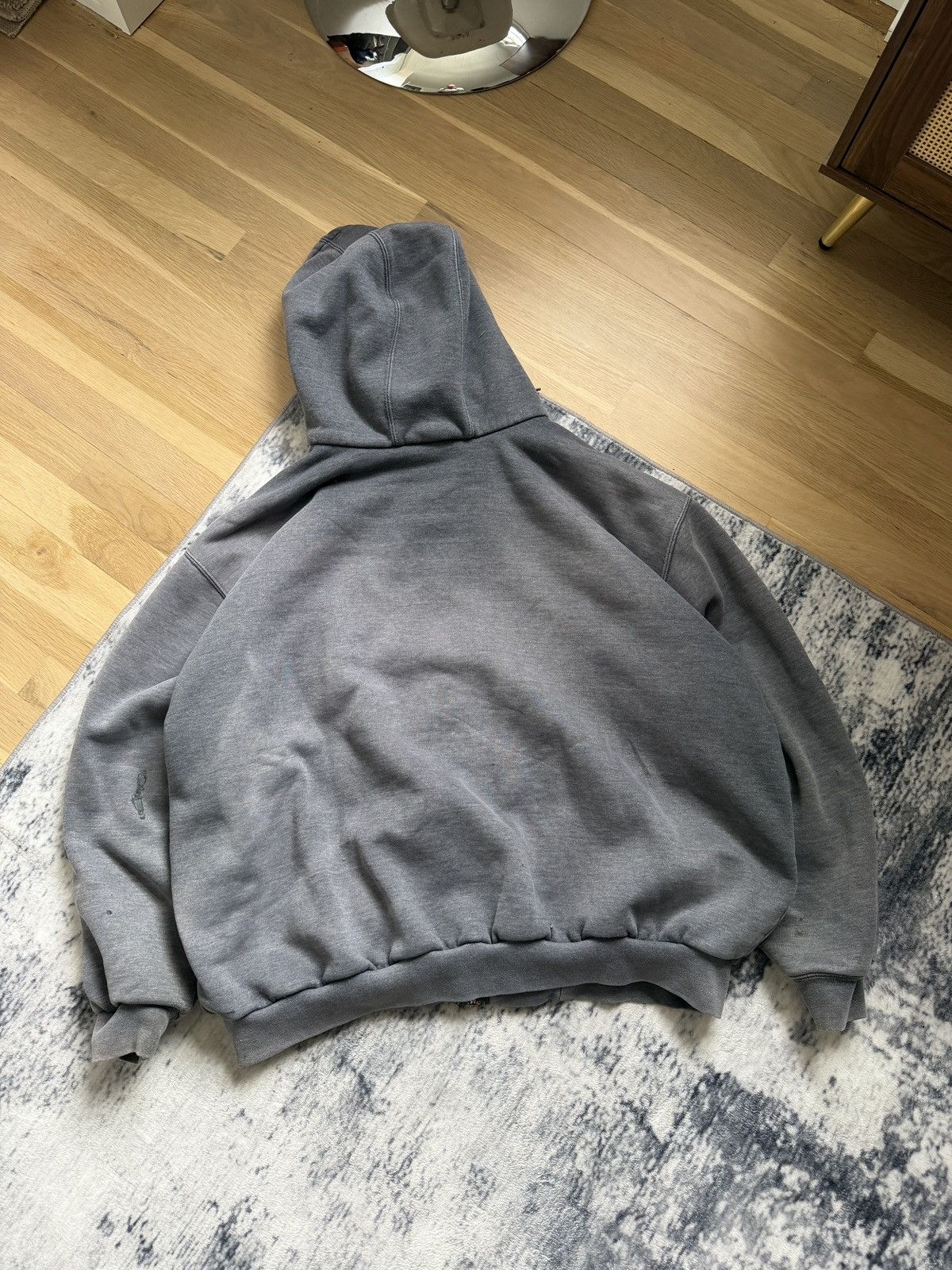 Carhartt 90s Faded Heavyweight Carhartt Zip Up Grey Size Large Size US L / EU 52-54 / 3 - 2 Thumbnail
