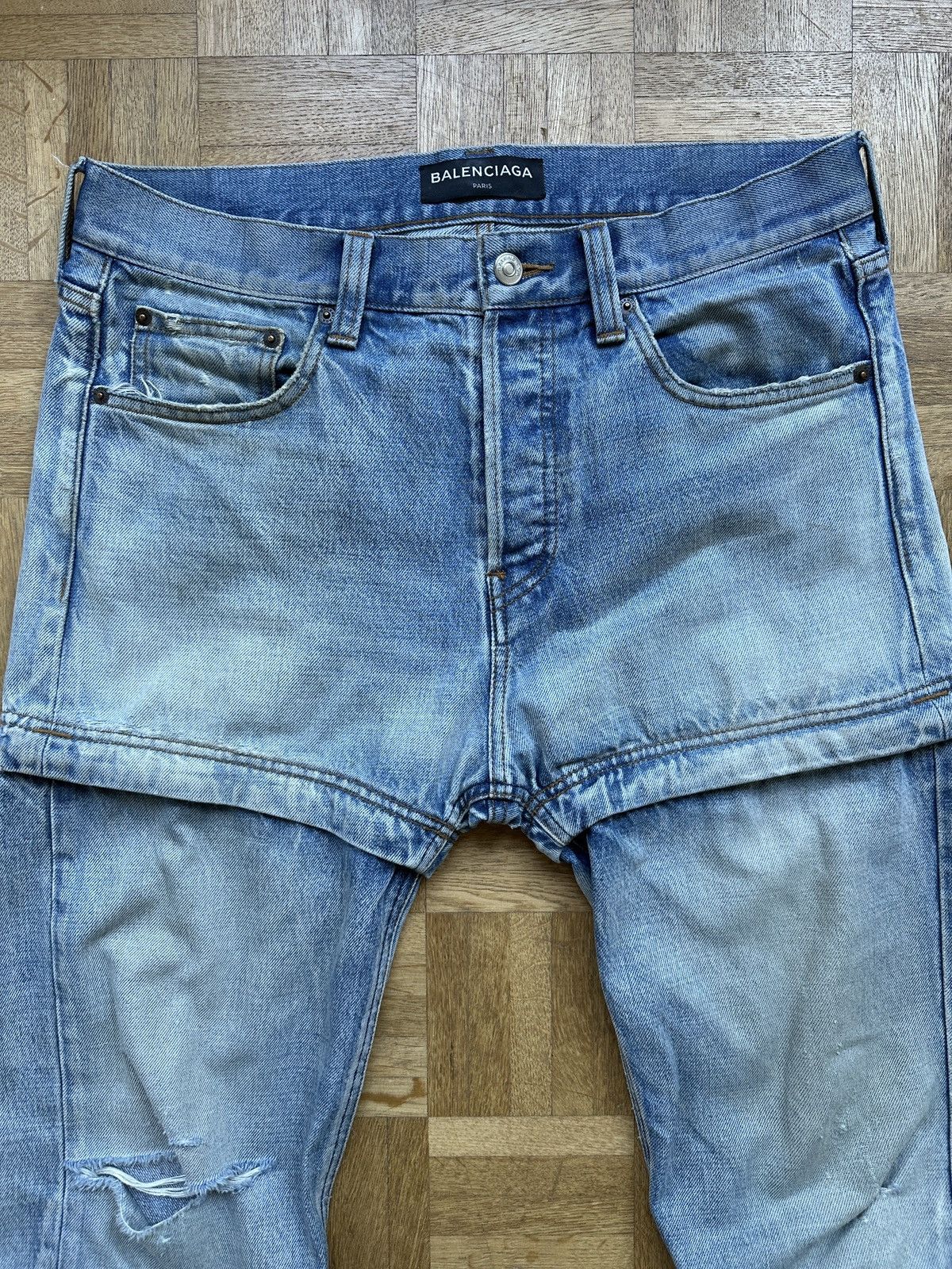 Balenciaga Balenciaga Zip Denim Size US 30 / EU 46 - 3 Thumbnail