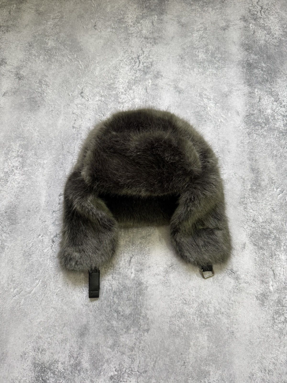 Japanese Brand × Vintage Y2K Faux Fur Ushanka Vintage Fuzzy Warm Trapper Hat Size ONE SIZE - 1 Thumbnail