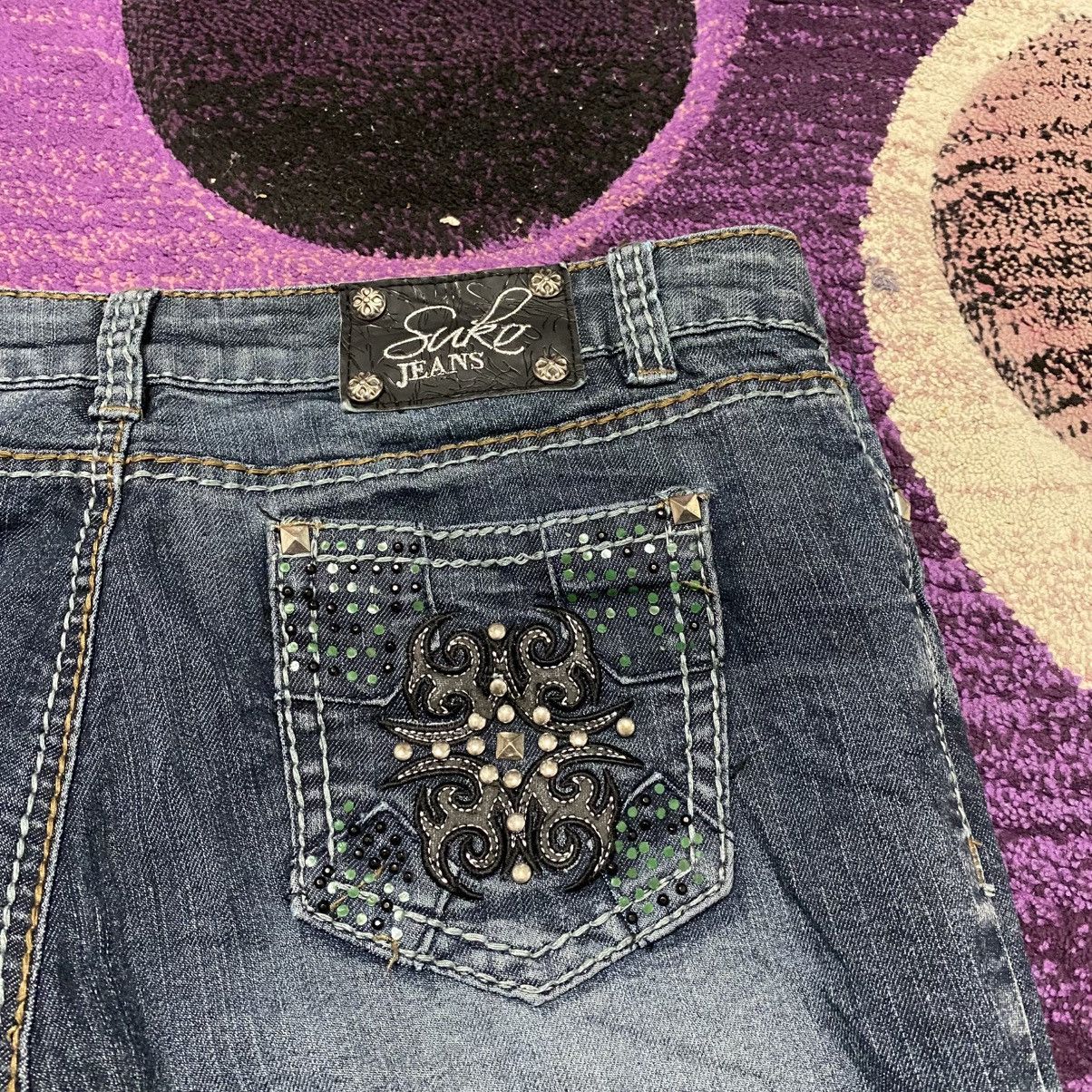 Japanese Brand Vintage Y2K Suko Jeans Archive Style Denim Jeans Size 34" / US 12 / IT 48 - 11 Thumbnail