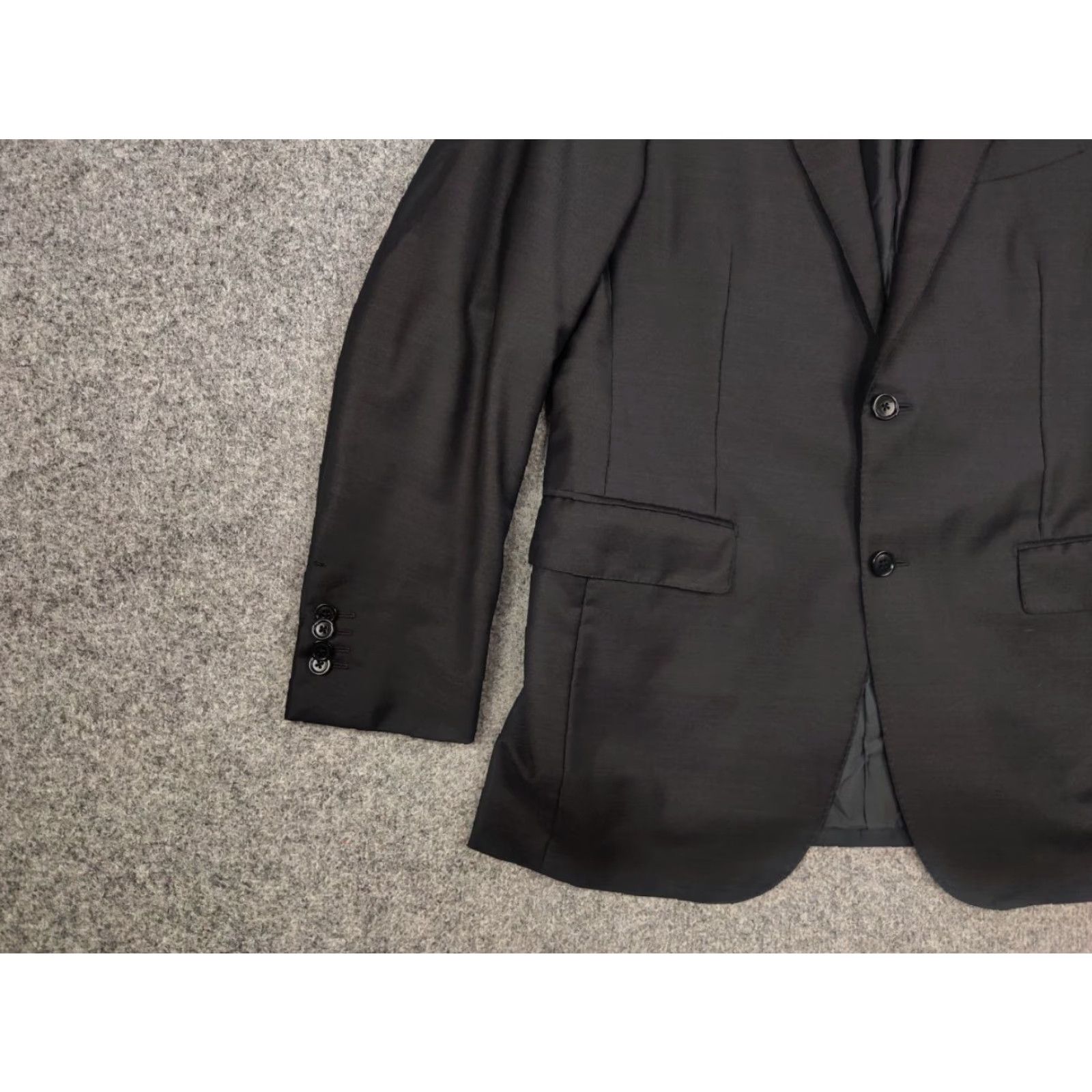 Ermenegildo Zegna Ermenegildo Zegna Mila blazer Dark Gray wool Jacket Size 50R - 4 Thumbnail