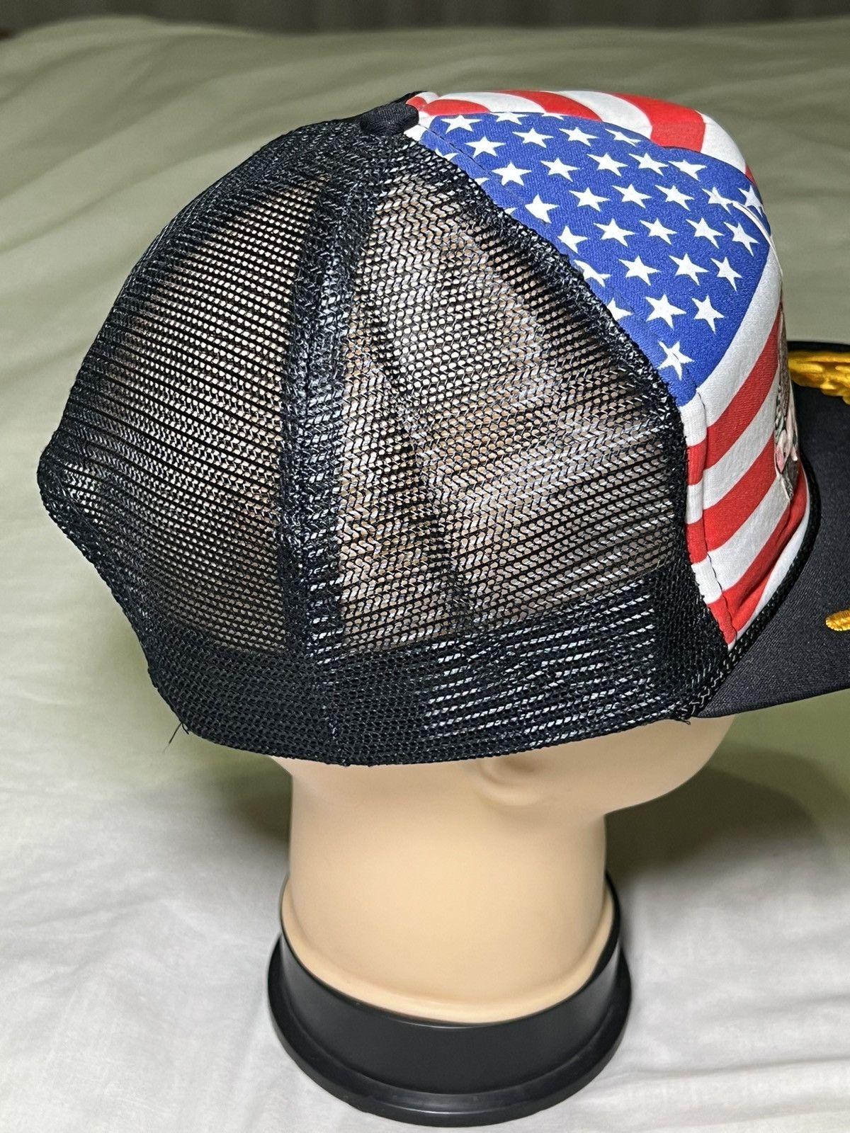 Vintage Vintage American Trucker Hat Y2K Cap USA SNAPBACK Size ONE SIZE - 7 Thumbnail
