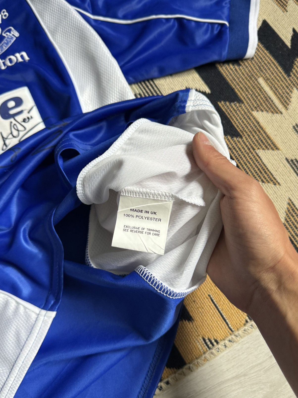 Puma ❗️WITH AUTOGRAPHS❗️Vintage Puma Everton 2000-02 Jersey Size US M / EU 48-50 / 2 - 11 Thumbnail