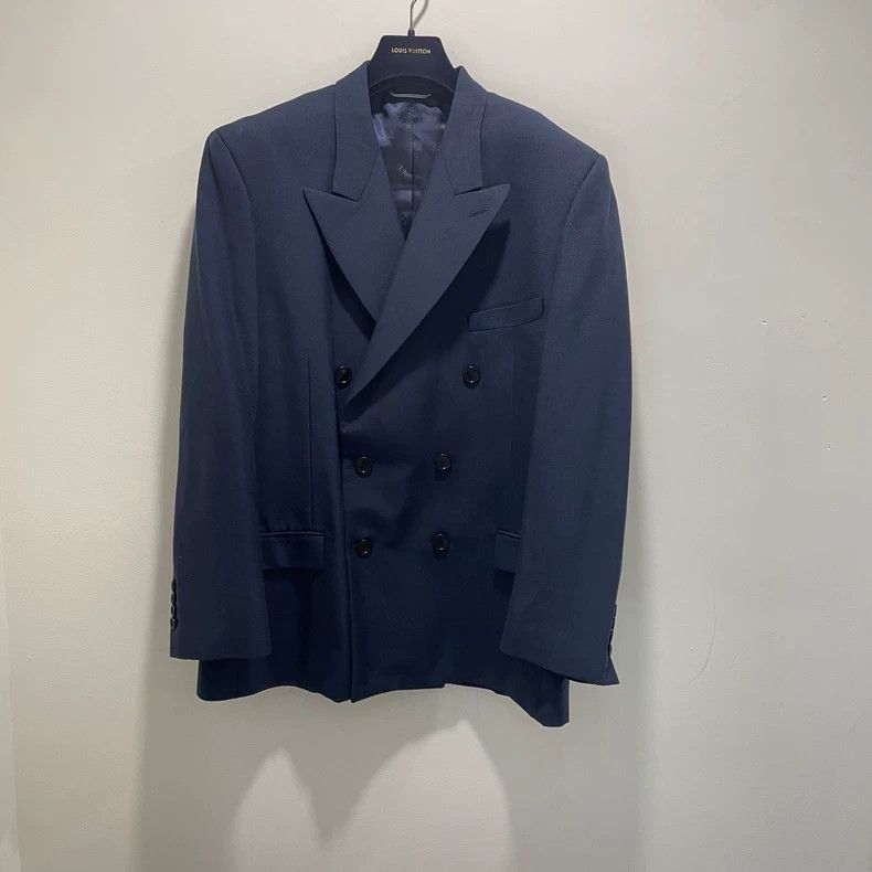 Dior Dior Dark blue double-breasted suit 2501-Nextarrow Size 50R - 1 Thumbnail