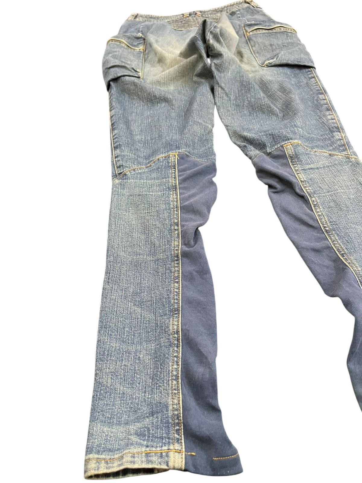 If Six Was Nine × Issey Miyake × Tsumori Chisato Vintage Tsumori Chisato Issey Miyake Cargo Hybrid Denim Size US 28 / EU 44 - 10 Thumbnail