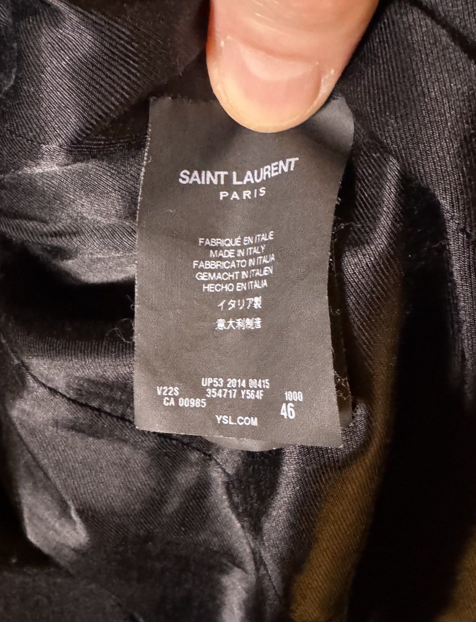 Saint Laurent Paris Saint Laurent Giubbino Size US S / EU 44-46 / 1 - 4 Thumbnail