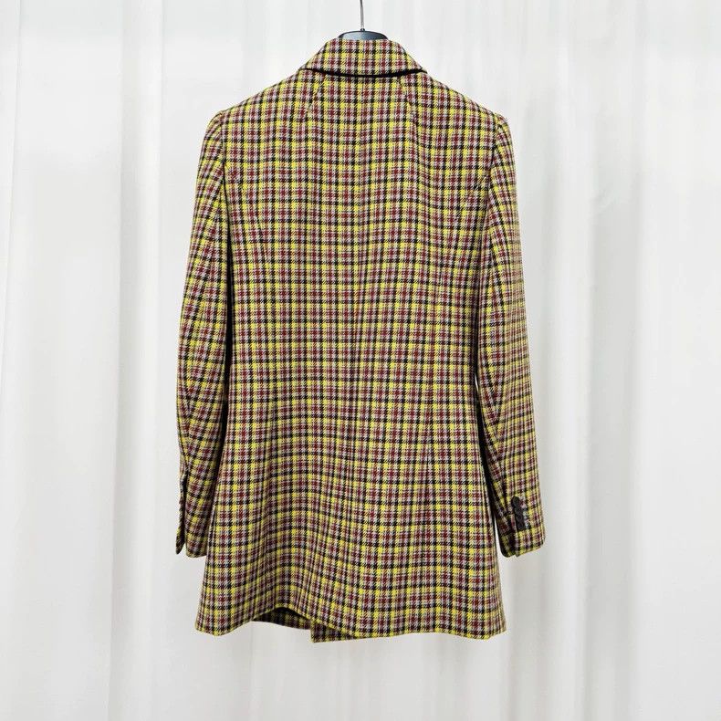 Other Balenciaga size 34 Plaid wool hourglass suit jacket Size XS / US 0-2 / IT 36-38 - 2 Thumbnail