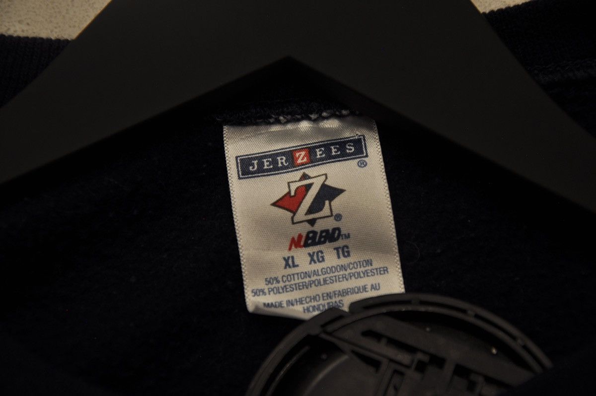 Jerzees × Vintage Jerzees Navy Blank XL crewneck Size US XL / EU 56 / 4 - 4 Thumbnail