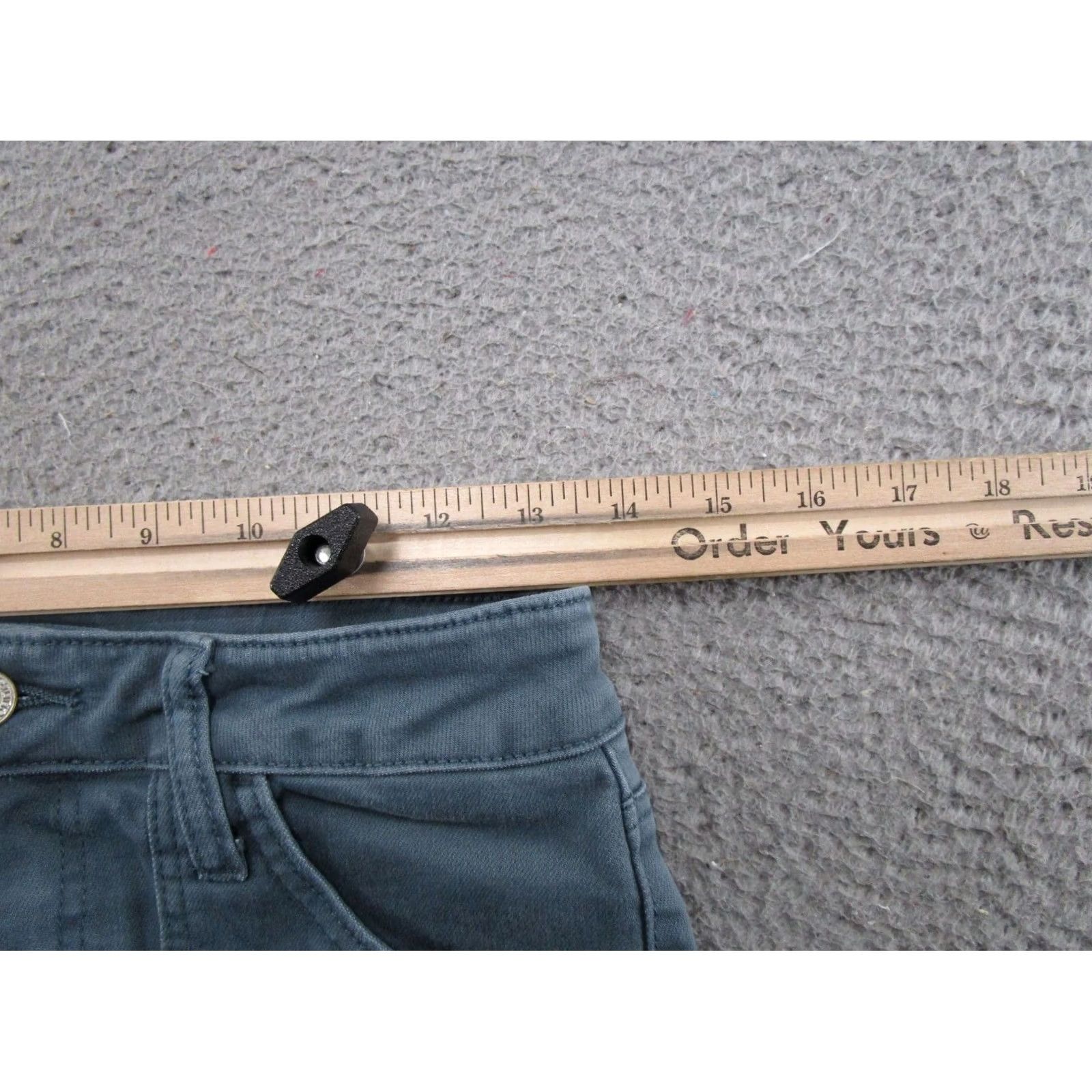 Vintage Maurices M Jeans Women's High Rise Slim Straight Ankle Jeans 4 Regular Blue Cotton Denim 5-Pocket Stretch Jeans Womens Size 27" / US 4 / IT 40 - 6 Thumbnail
