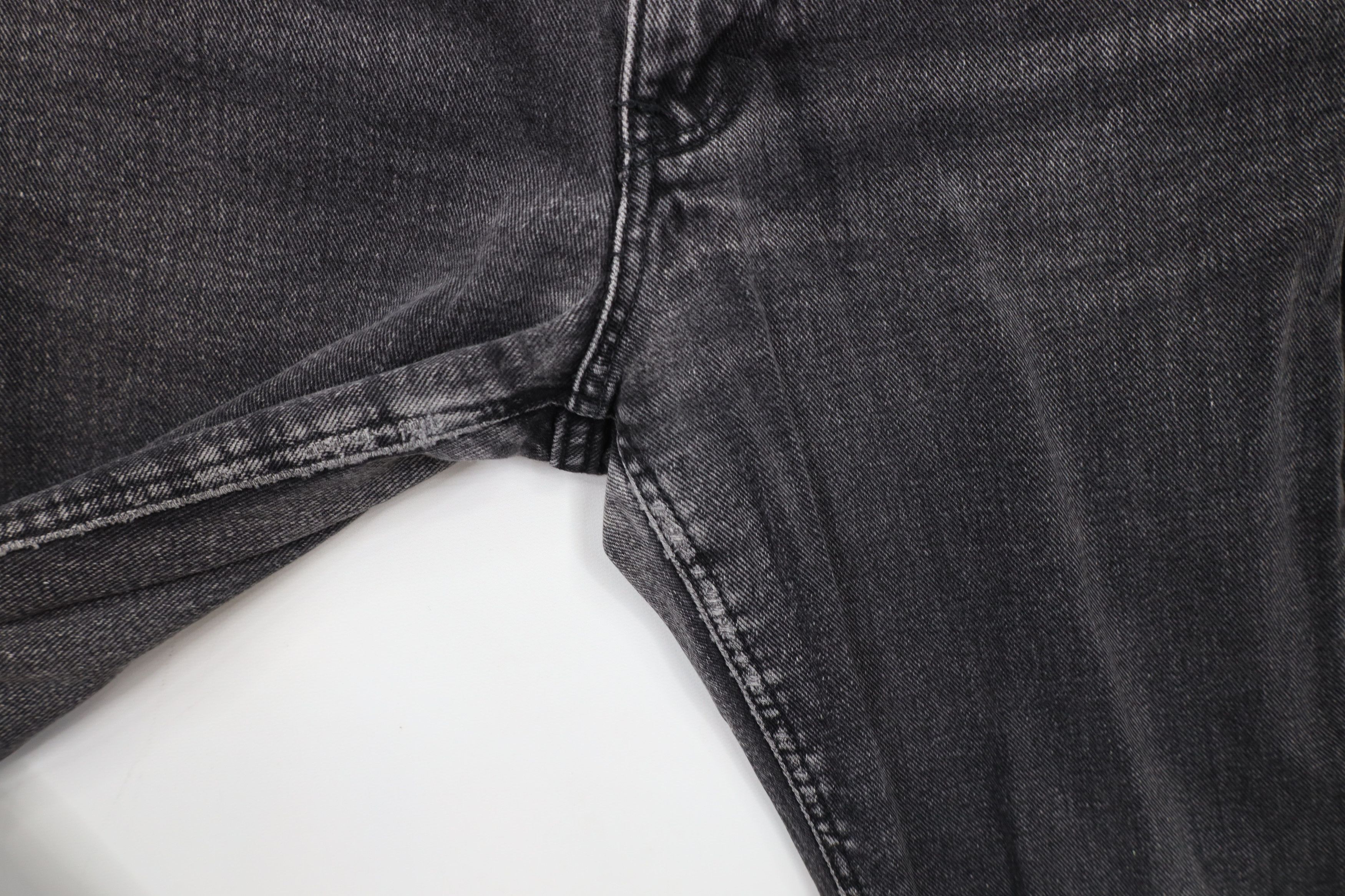 Calvin Klein × Vintage Vintage 90s Calvin Klein Skinny Leg Denim Jeans Black AS IS Size 30" / US 8 / IT 44 - 6 Thumbnail