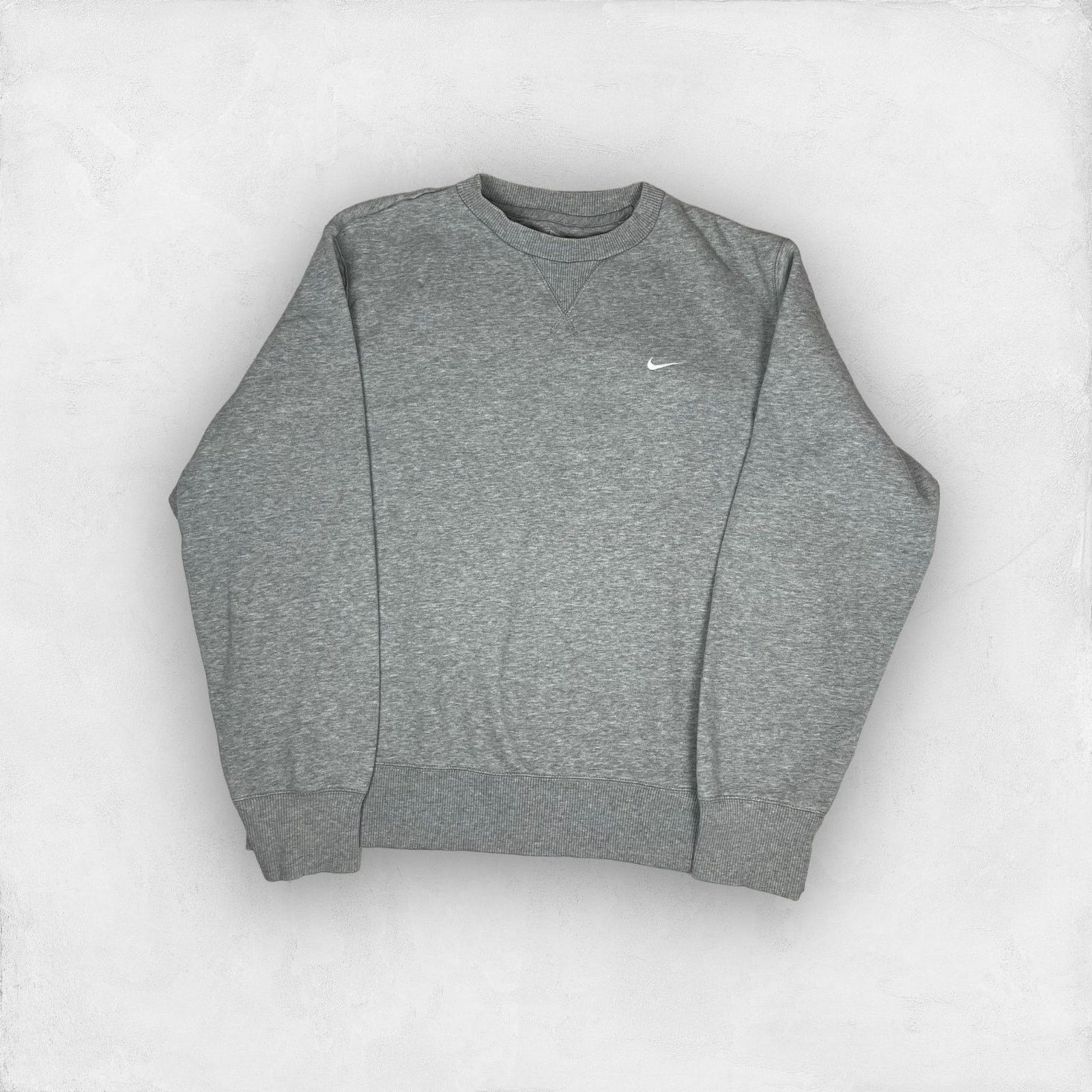 Nike × Vintage Nike The Athletic Dept Mens Heather Gray Fleece Sweatshirt L Size US L / EU 52-54 / 3 - 1 Thumbnail