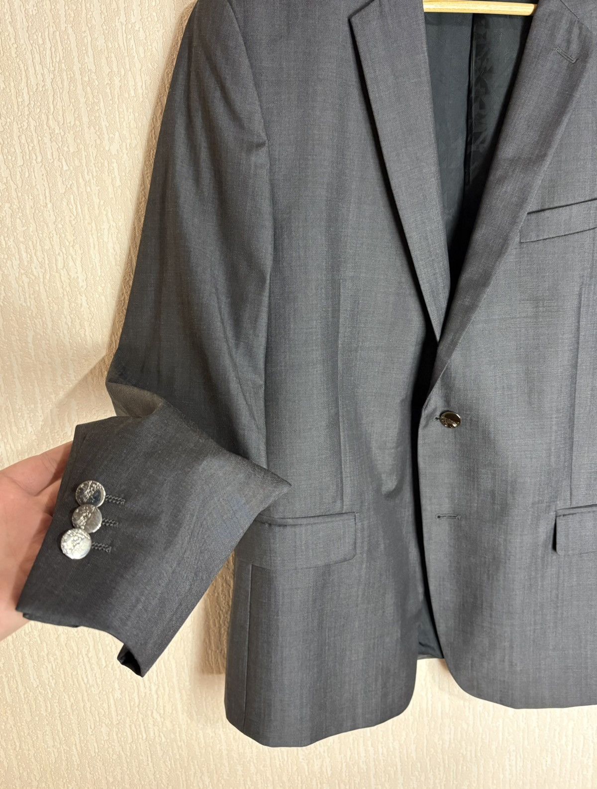 Versace Versace Collection Men's Wool Blazer Medusa Metal Buttons Size 54R - 4 Thumbnail