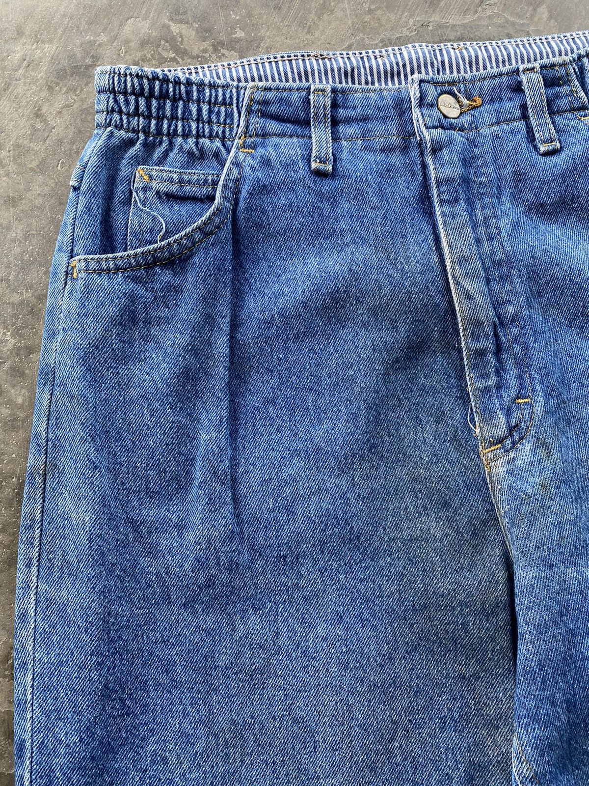L.L. Bean × Vintage Vintage L.L.Bean Distressed Dirty Ballon Jeans Size US 31 - 4 Thumbnail