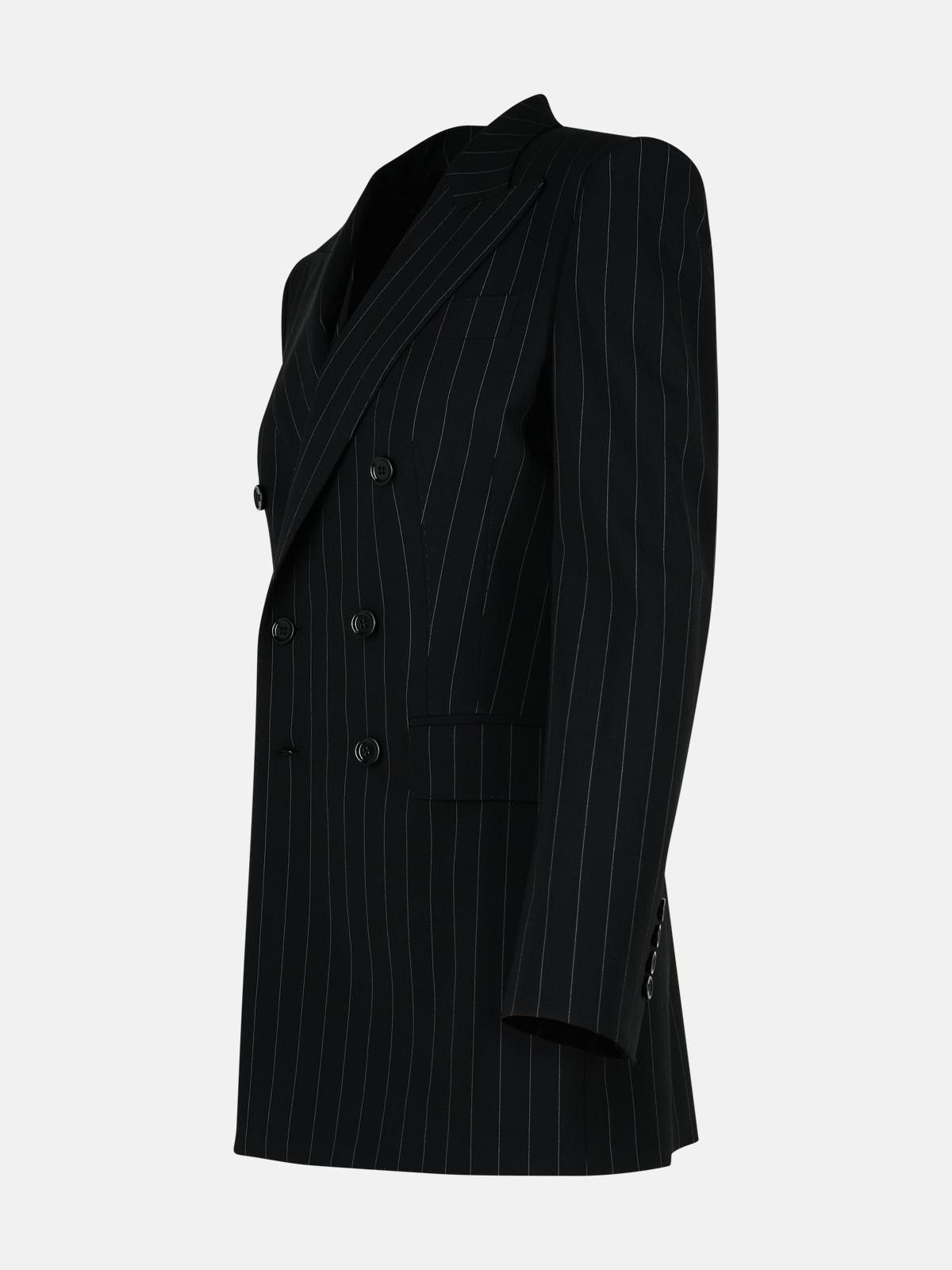 Dolce & Gabbana o1s22i1n0225 Double-breasted Jacket in Black Size L / US 10 / IT 46 - 2 Thumbnail