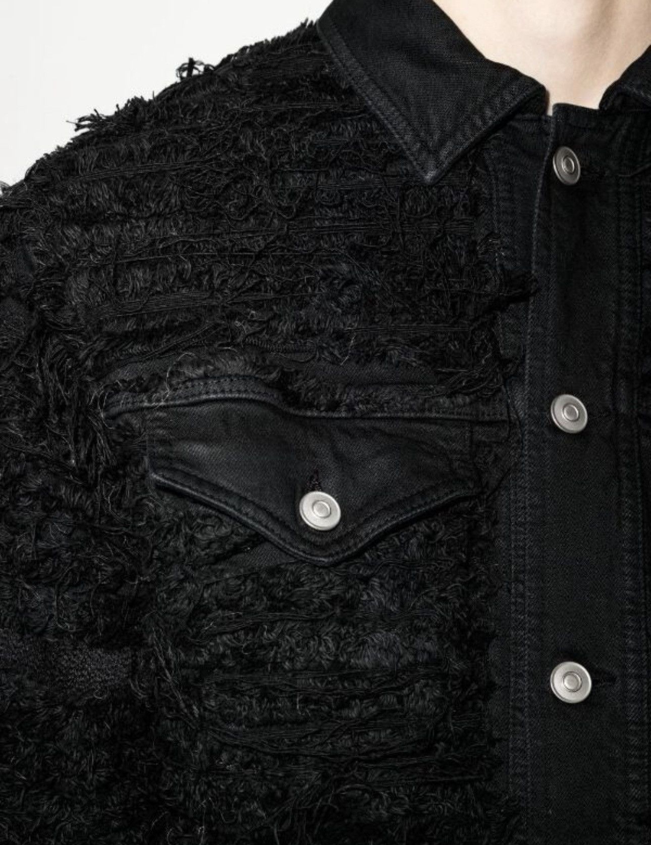 1017 ALYX 9SM 1017 ALYX 9SM X Blackmeans Distressed Denim Jacket 2000$ Size US L / EU 52-54 / 3 - 4 Thumbnail