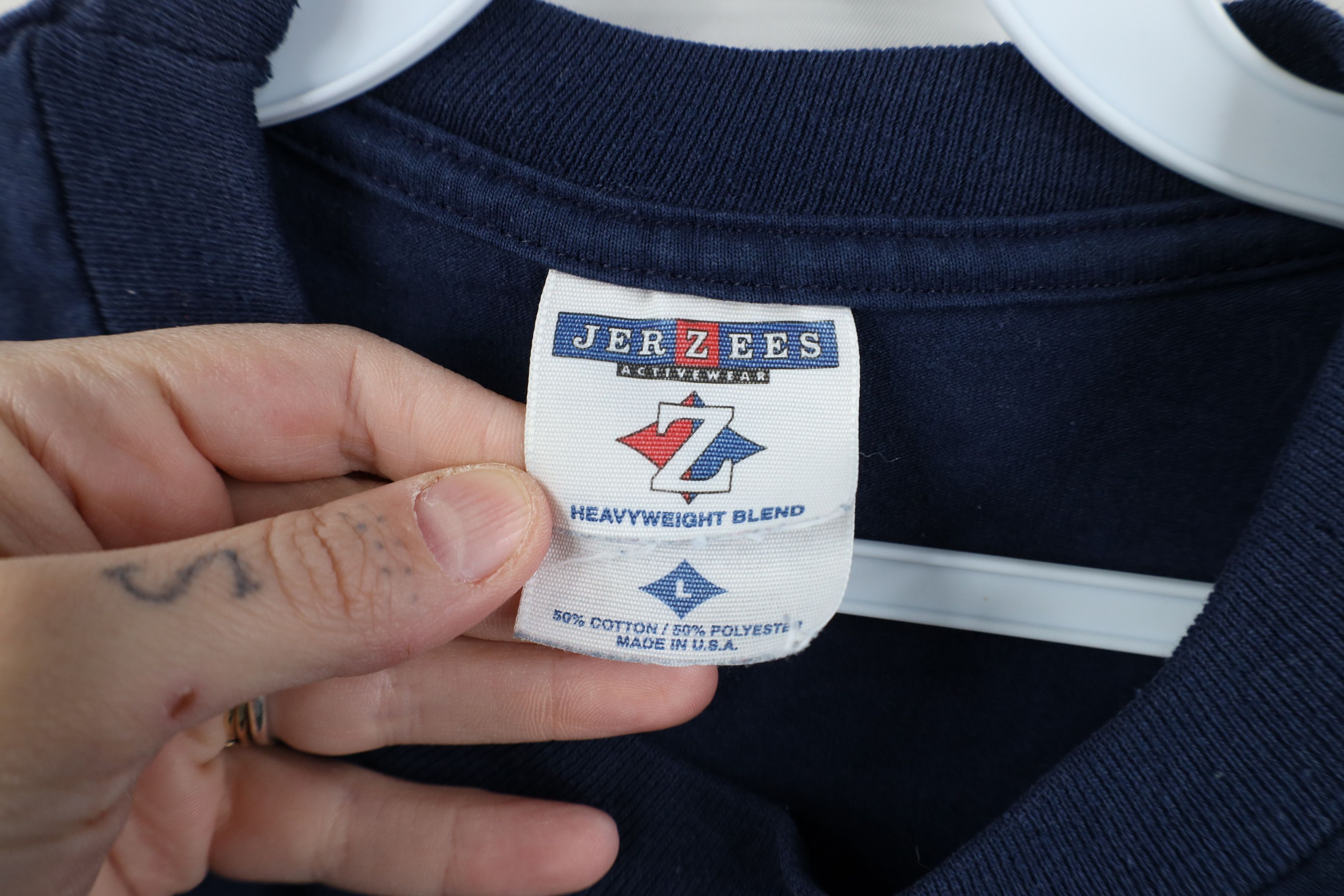 Vintage Vintage 90s United States Service Long Sleeve T-Shirt USA Size US L / EU 52-54 / 3 - 10 Thumbnail