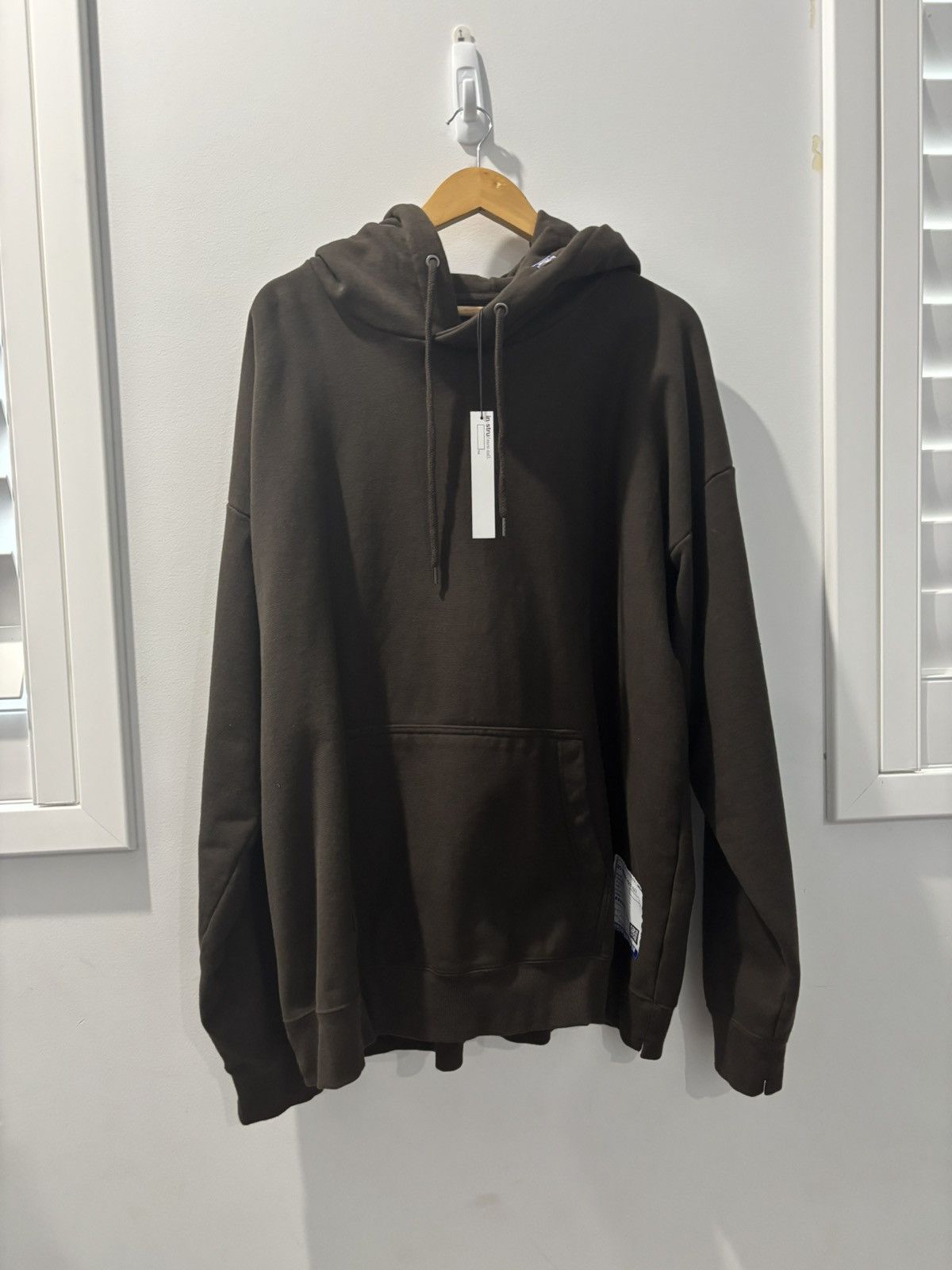 Maison MIHARA YASUHIRO MMY Brown French Terry Hoodie Size US L / EU 52-54 / 3 - 1 Thumbnail