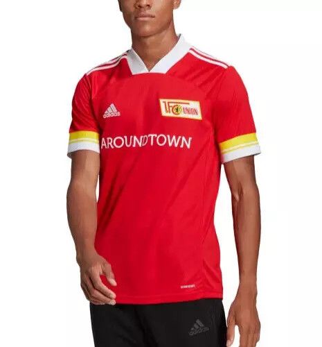 Adidas 1.FC Union Berlin 2020 2021 Jersey Football Adidas FR2719 Size US L / EU 52-54 / 3 - 1 Thumbnail