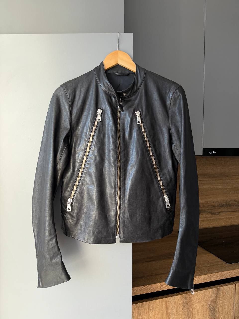 Maison Margiela SS2009 Maison Margiela Leather 5 Zips Jacket Size L / US 10 / IT 46 - 1 Thumbnail
