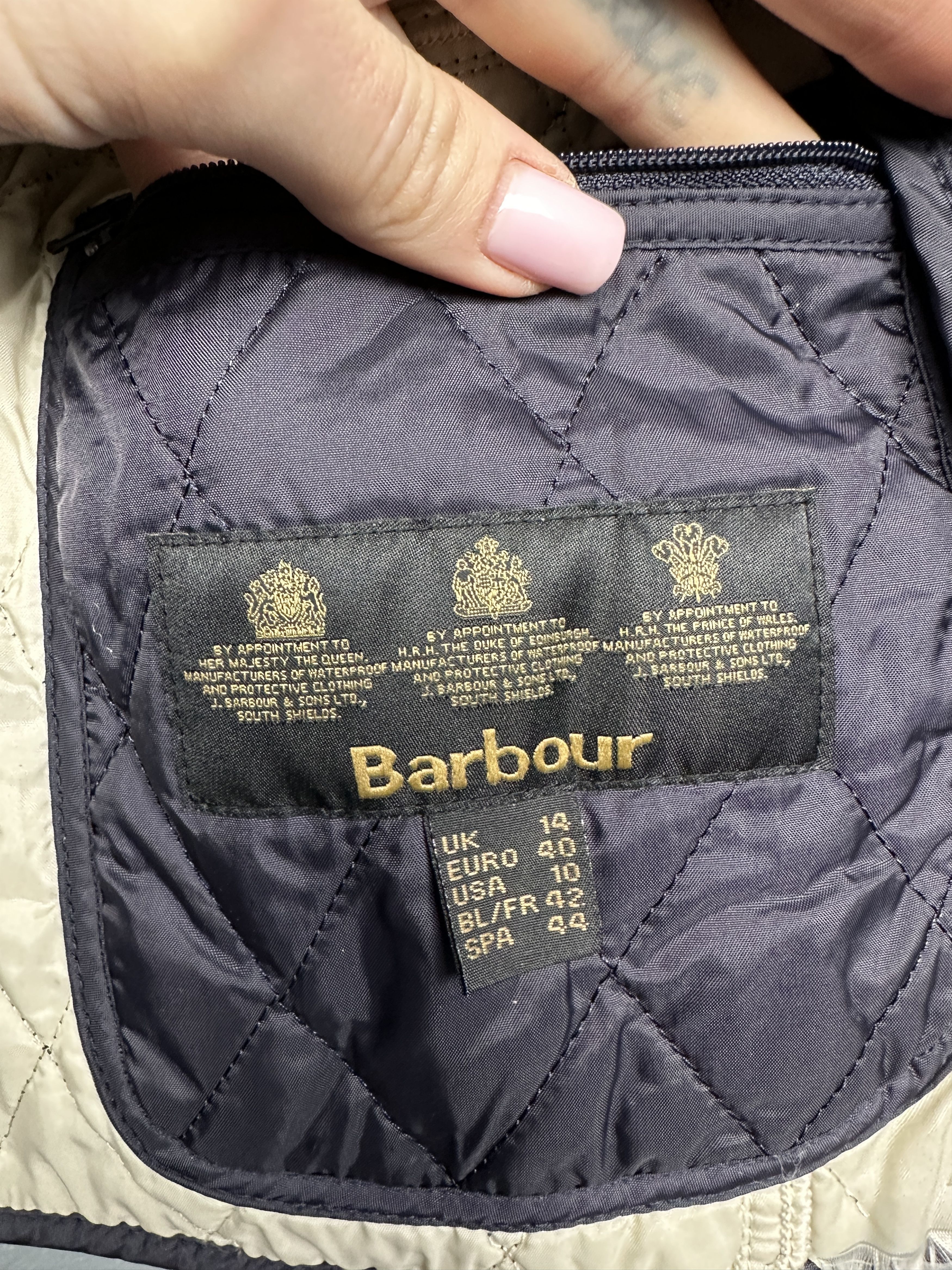 Barbour Barbour Summer Liddesdale Quilted Jacket Size L / US 10 / IT 46 - 6 Thumbnail