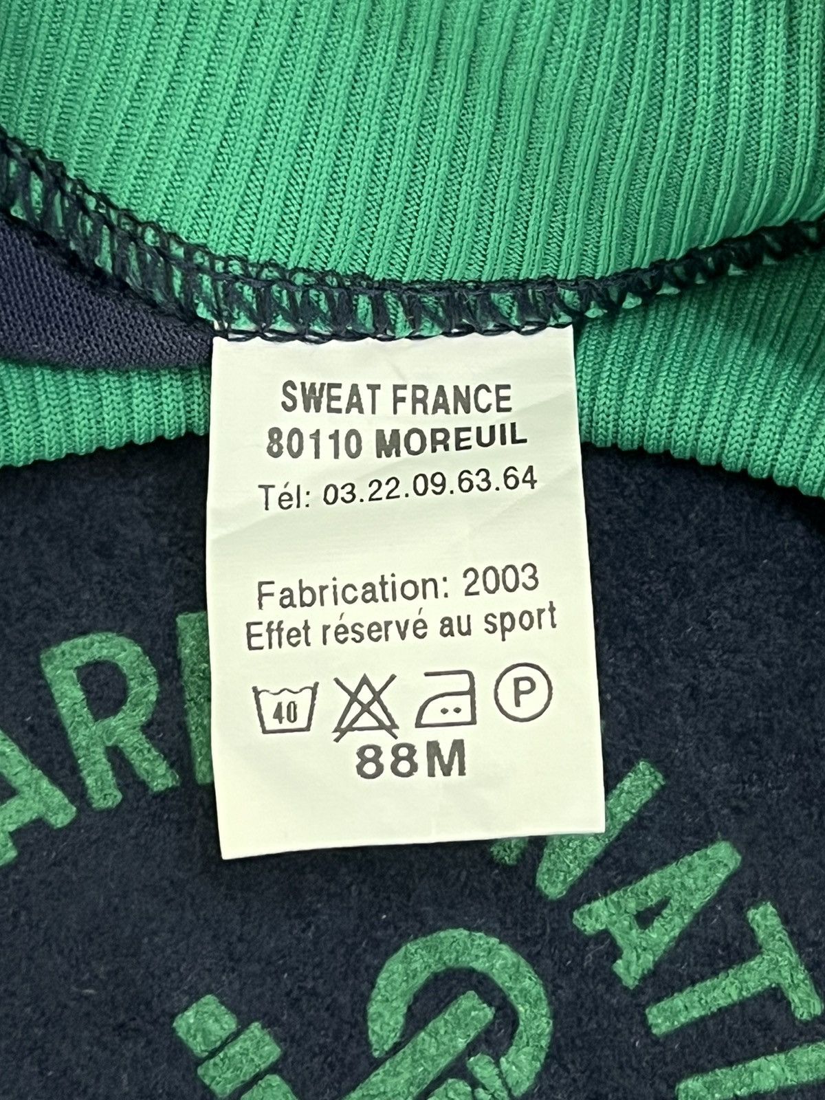 Paynter × Vintage Vintage French Navy Velveteen Sweatshirt Size US L / EU 52-54 / 3 - 5 Thumbnail