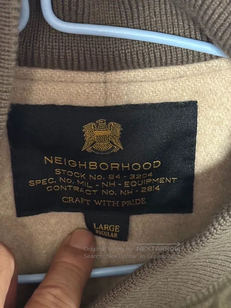 Neighborhood Neighborhood Military Cotton Jacket, L Size, Olive Green Size US L / EU 52-54 / 3 - 3 Thumbnail