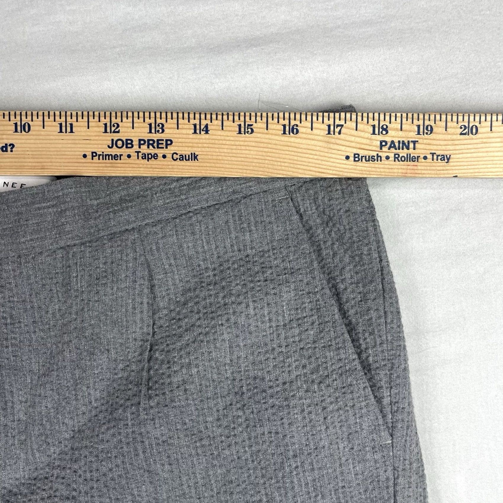 Vintage Nominee Pants Men 34 fits 34x30 Seersucker Casual Designer Slacks Pleated Gray Size US 34 / EU 50 - 6 Thumbnail