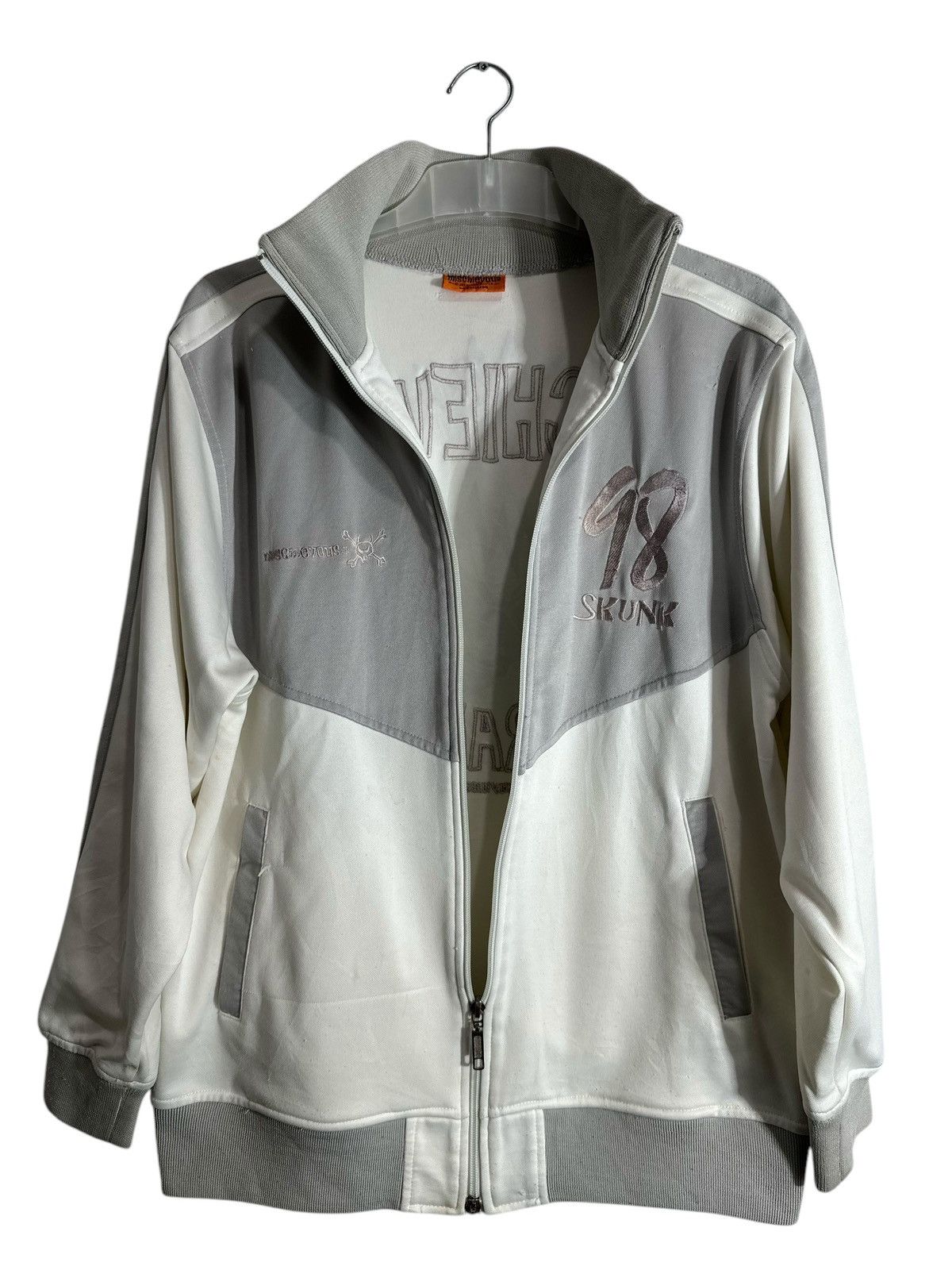 20471120 MISCHIEVOUS BLUE RABBIT SKUNK JACKET KAPITAL LGB STYLE Size US M / EU 48-50 / 2 - 7 Thumbnail