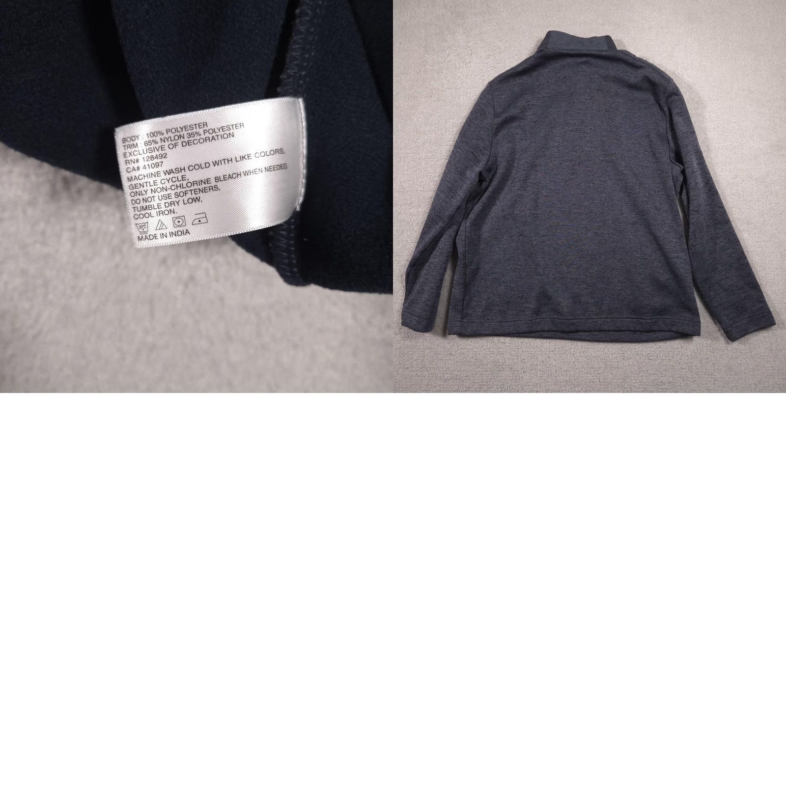 Vintage Greg Norman Pullover Mens XL Gray Mock Neck Long Sleeve Golf Performance Top Size US XL / EU 56 / 4 - 9 Thumbnail