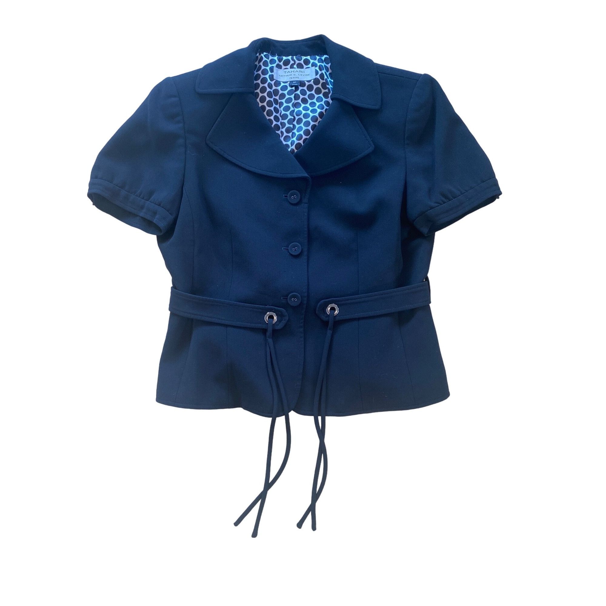 Other Tahari Short Sleeve Blazer Black Women’s 8P Petite Arthur S. Size M / US 6-8 / IT 42-44 - 13 Thumbnail
