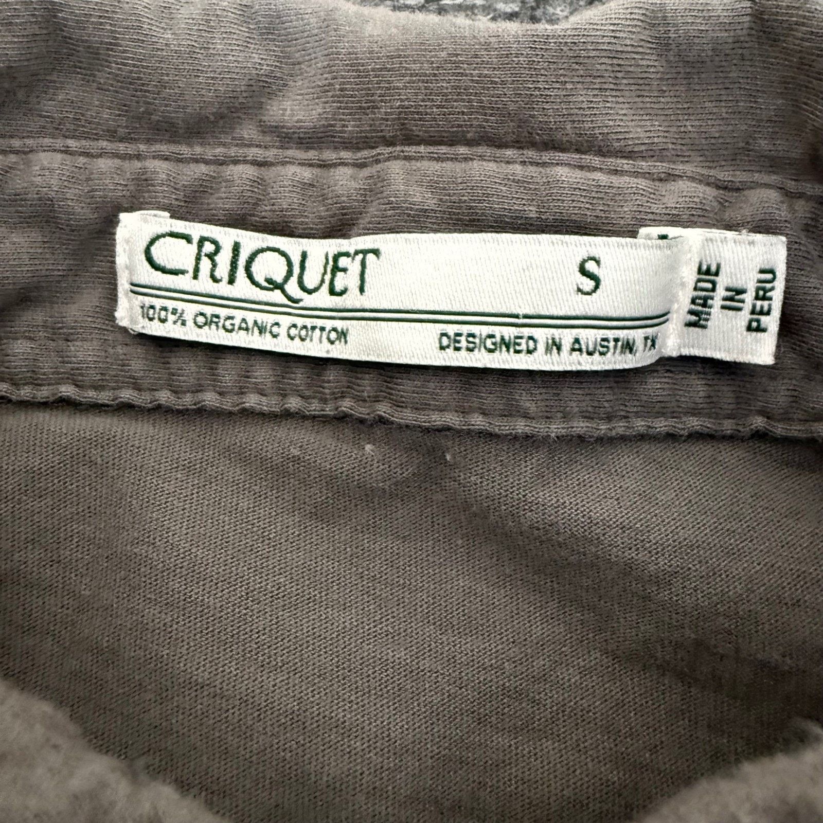 Criquet Criquet Mens Small Gray Polo Shirt Short Sleeve Golf Casual Size US S / EU 44-46 / 1 - 2 Thumbnail