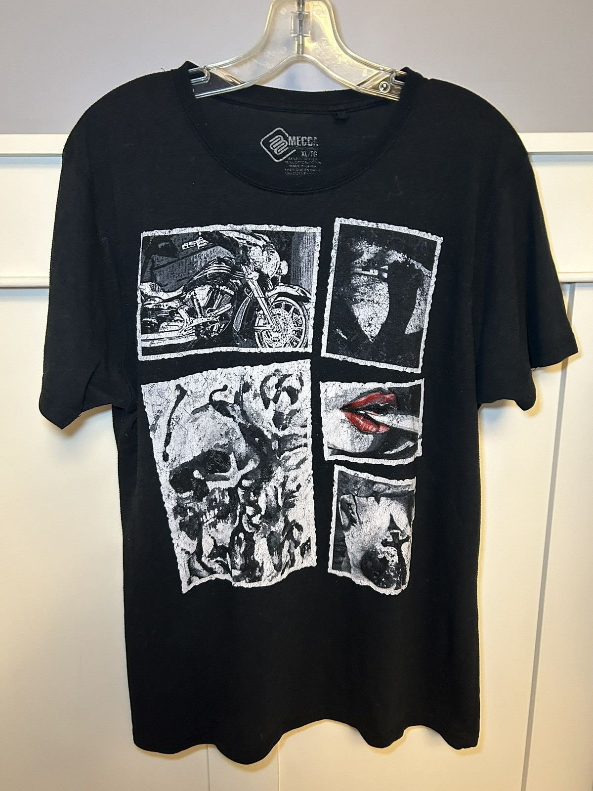 Mecca Vintage Mecca jeans 3d lip grunge print t-shirt Size US XL / EU 56 / 4 - 1 Thumbnail