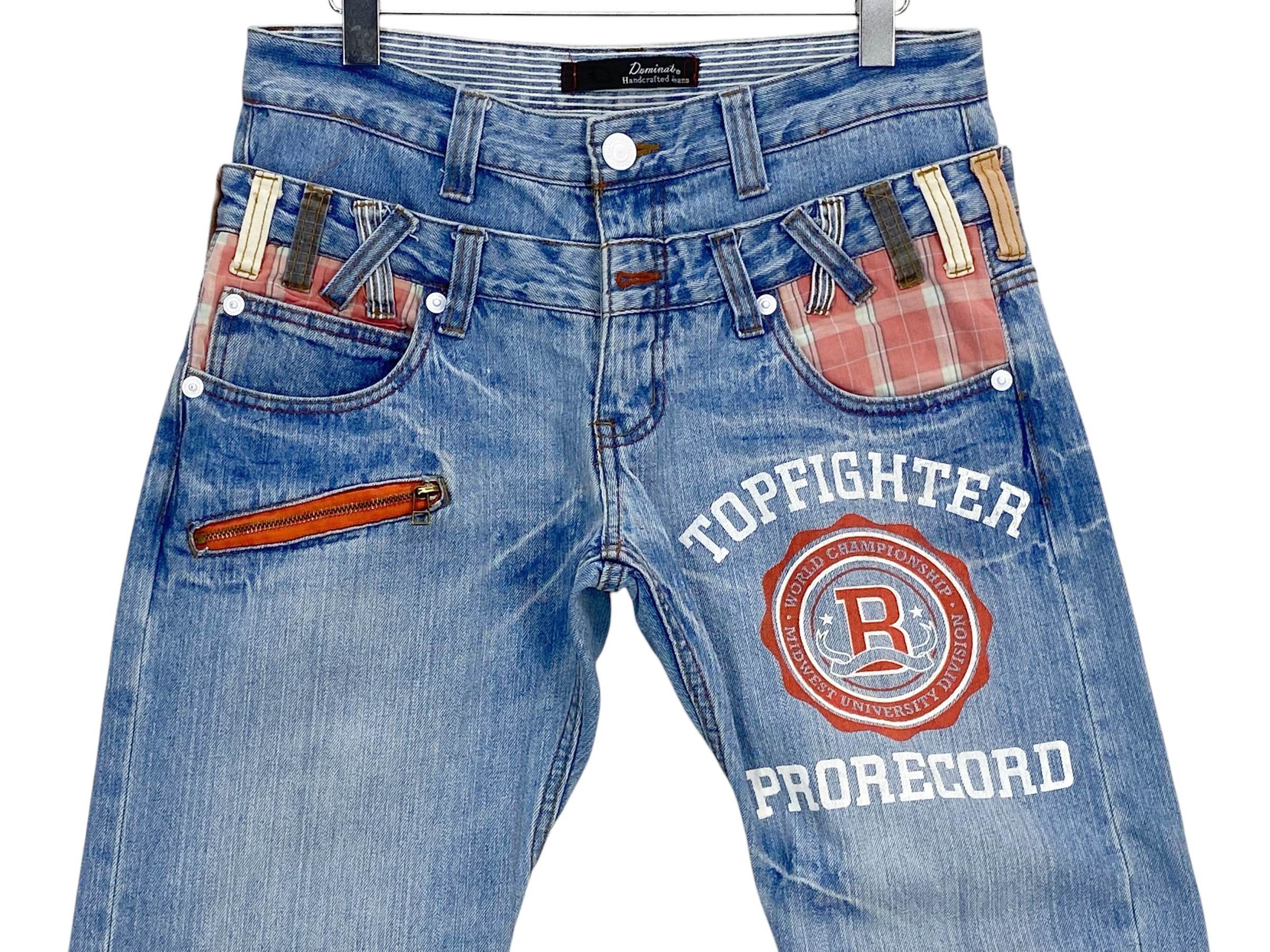 Japanese Brand Dominates Jeans Double Waist Jeans Japanese Jeans Size US 32 / EU 48 - 3 Thumbnail